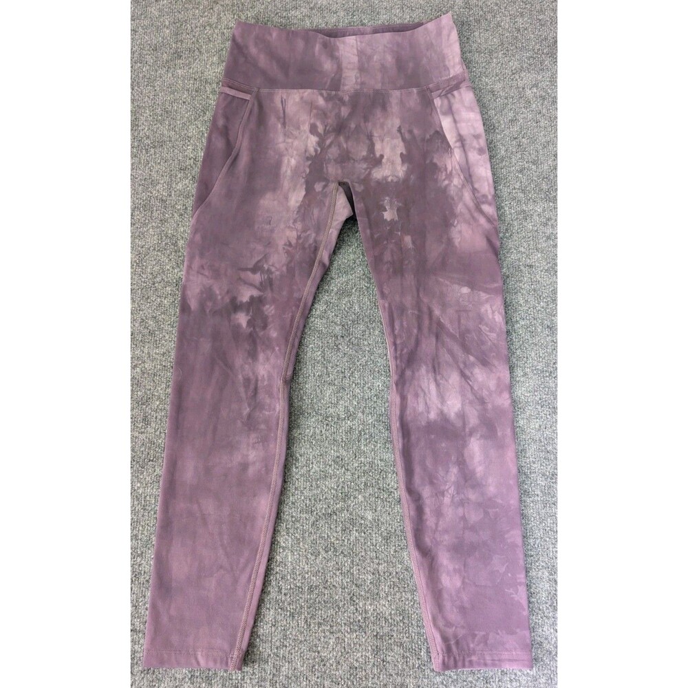Born Primitive Tie Dye Design Leggings Women's Size Medium 24" Inseam Purple